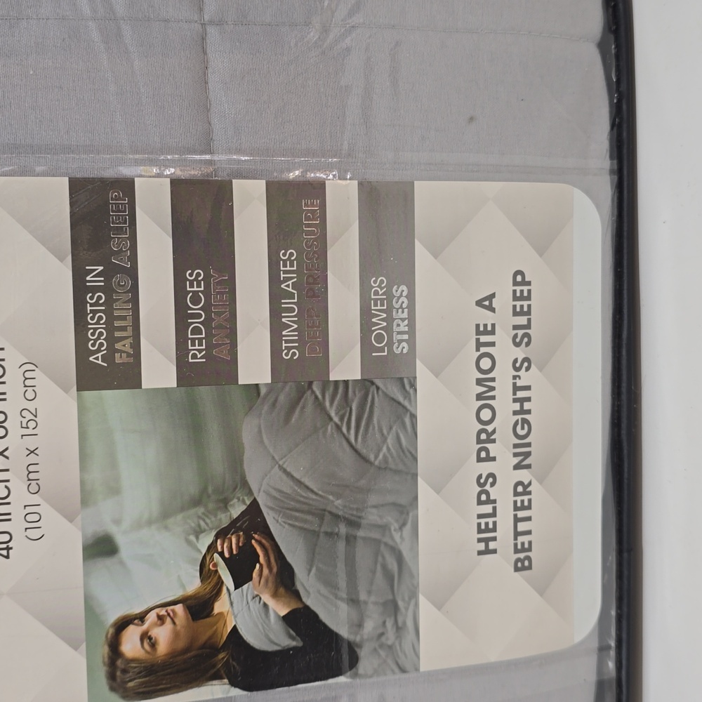 Posh Home weighted blanket twin or full size 10lb 40" x 60" - Picture 3 of 5
